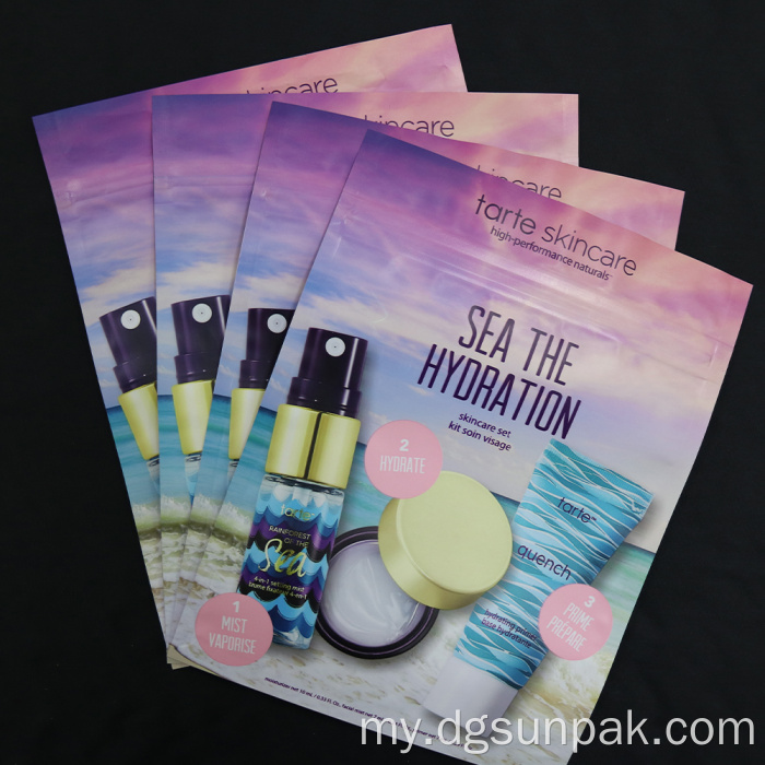 Matte Zip Lock Meetup အိတ်ကိုထုပ်ပိုးခြင်း